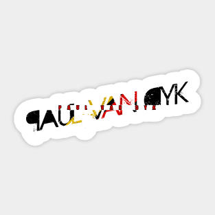 vintage typo Paul van Dyk Sticker